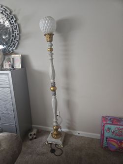 Custom painted lamp