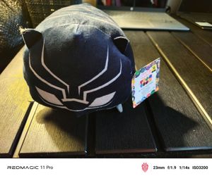 🎀🎄Black Panther Tsum Tsum Plush 2022 Marvel Just Play Disney Pillow 🎄🎀