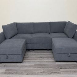 Modular Sectional Sofa with Storage - EXCELLENT CONDITION