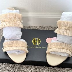 House Of Harlow 1960, Cream Raffia Color