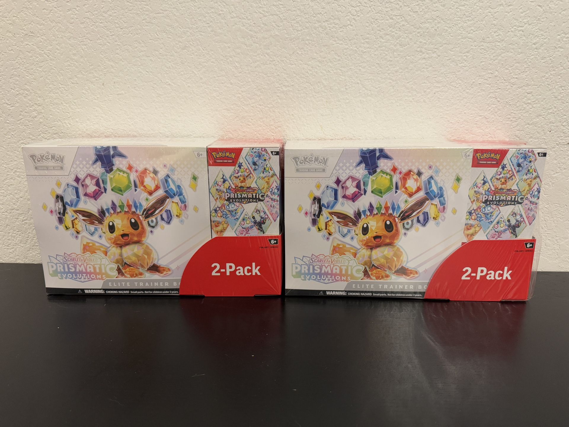 Costco Pokemon Prismatic Evolutions 2-Pack Trainer Box and Booster Bundle TCG BRAND NEW & SEALED