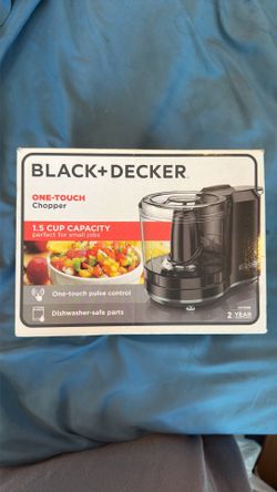 Black and Decker 1.5 cup one-touch chopper