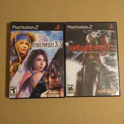 PS2 Games Final Fantasy X-2 & Devil May Cry 3 DMC