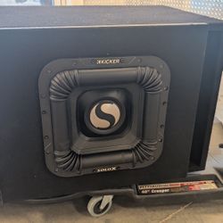 POWERFUL KICKER L7 Solo X 12” Subwoofer With Ported Box