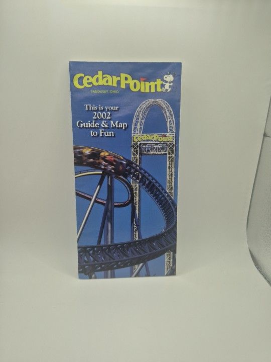 Cedar Point Sandusky, Ohio 2002 Guide and Map to Fun Cedar Fair 2002