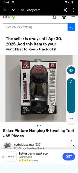 Picture Hanging And Leveling Tool