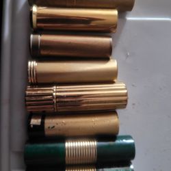 Vintage Brass Lipstick Tubes 