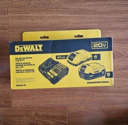 DEWALT
20V MAX Lithium-Ion Starter Kit with 4.0 Ah and 5.0 Ah Batteries and Charger