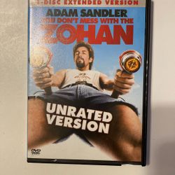 Adam Sandler Don’t Mess With The Zohan DVD 