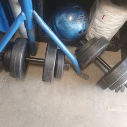 Pair Of 20 Lb Dumbbells