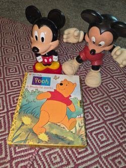 Pooh books and mickeys mouse