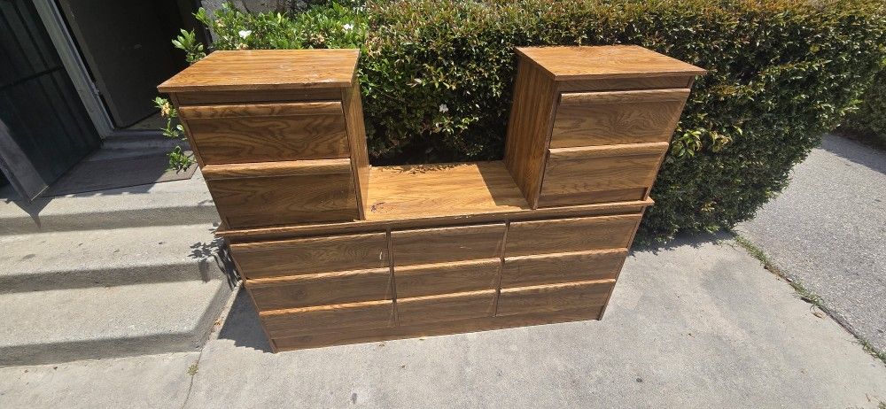 FREE DRESSER AND END TABLES