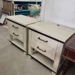 PAIR Of Nightstands. (Pair Only)