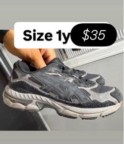 ASICS boys size 1y kids youth