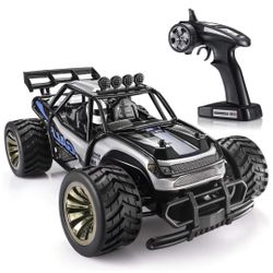Remote Control Car Toy, Kids RC Race Car for Boy with 2 Rechargeable Battery, Blue