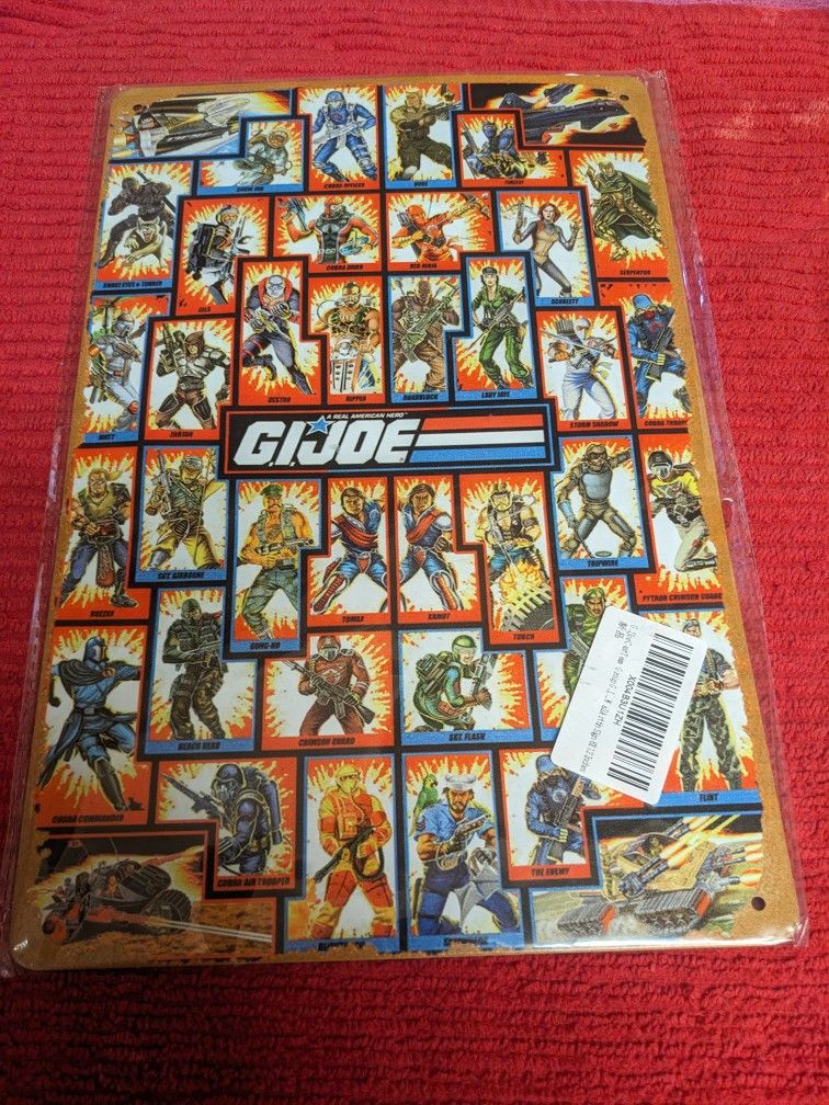 G.I. Joe Tin Sign 8x10