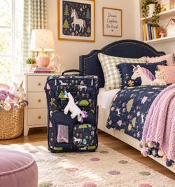 Kids unicorn carry-on suitcase