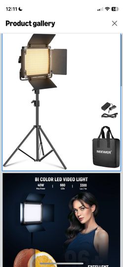 LED Light Studio (NEEWER LIGHT)