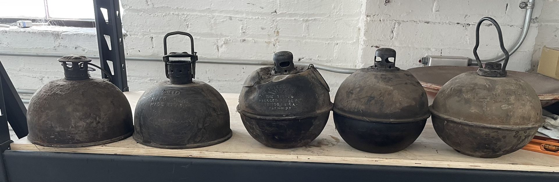 The Toledo Torch Pressed Steel Company Smudge Pot Highway Flare
