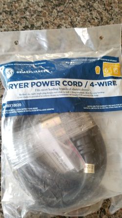 New dryer power cord /4 wire