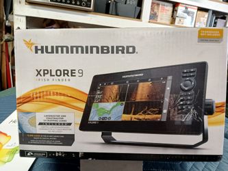 Humminbird xplore 9 fishfinder with mega live 2 sonor