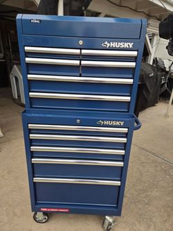 Husky tool box bottom box no key topone one key