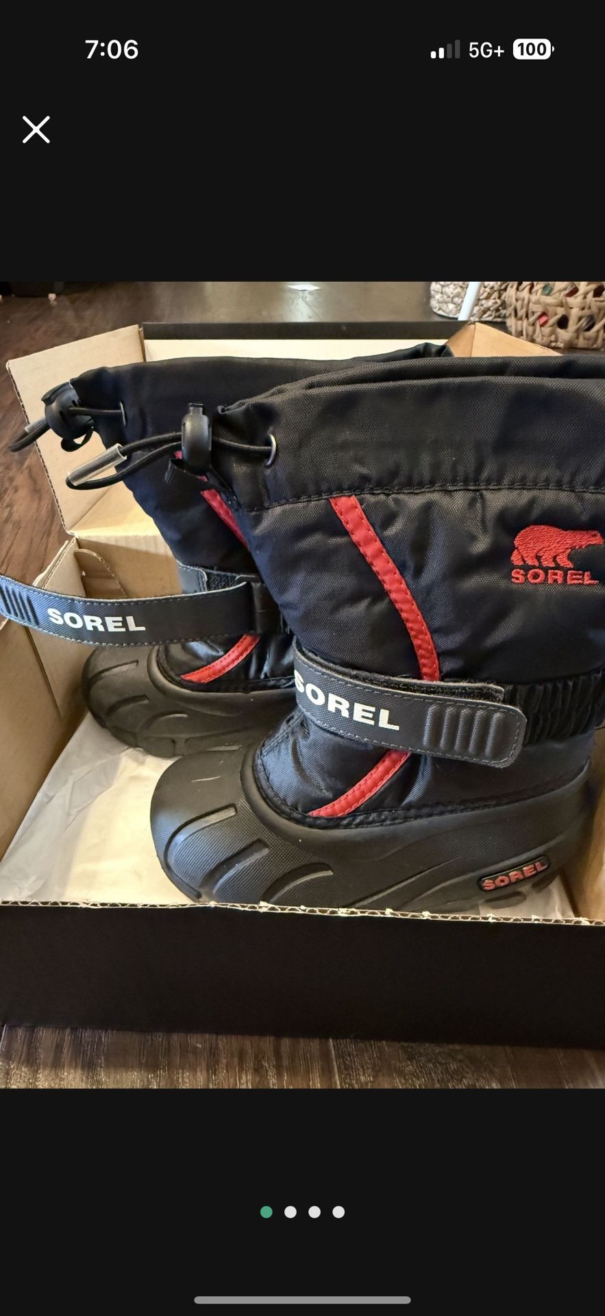 Boy Snow Boots Size 10