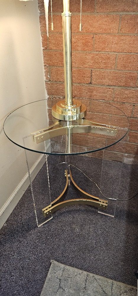 Glass End Table