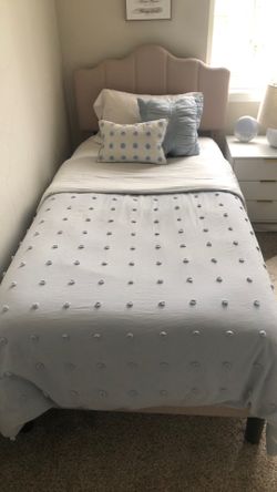 Cute Girls Comforter set baby blue Twin