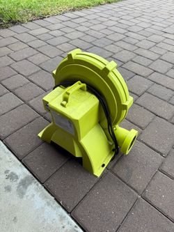 Bounce house blower.