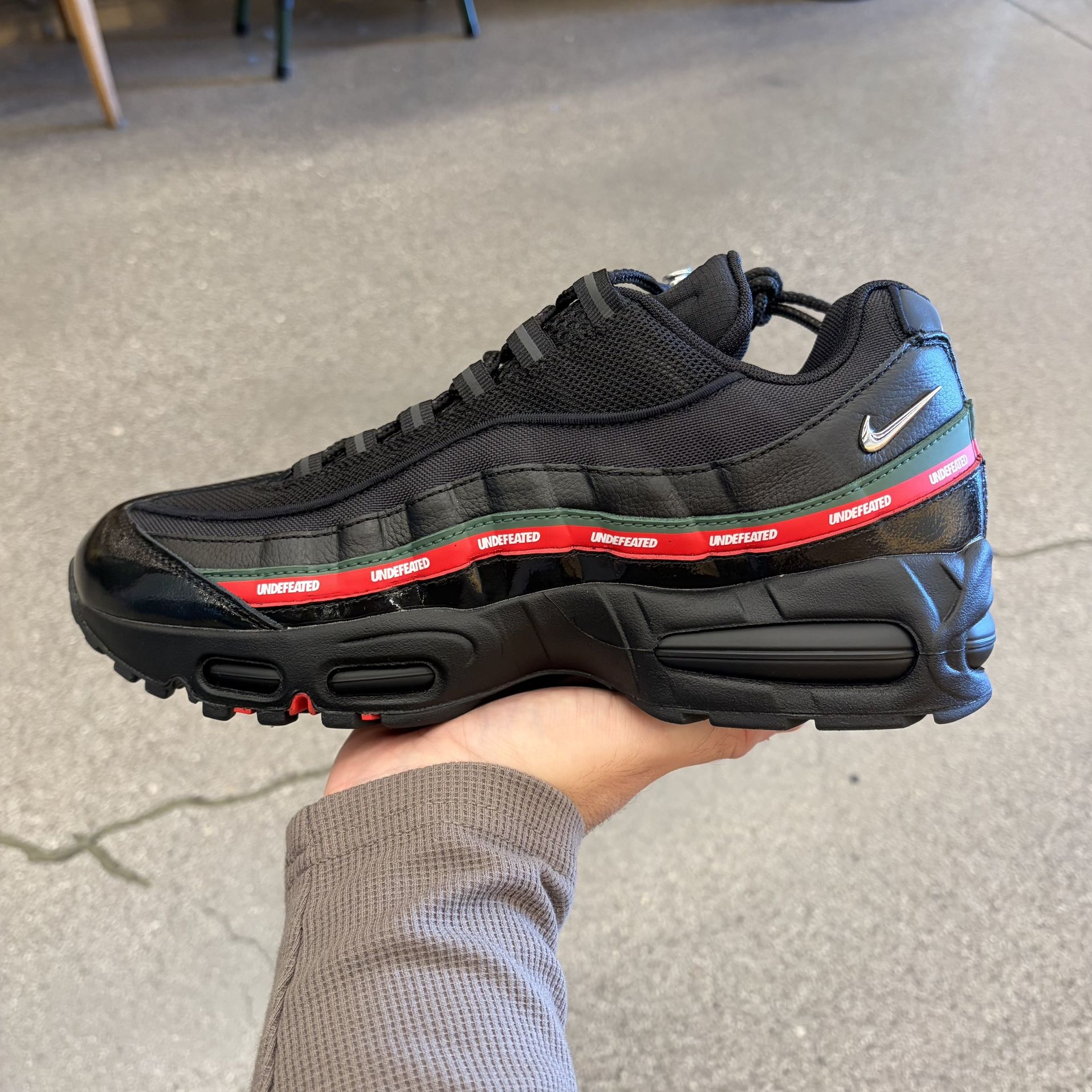 Undefeated x Nike Air Max 95 “Black” Sizes 4 / 4.5 / 5 / 5.5 / 6 / 6.5 / 7 / 7.5 / 8 / 8.5 / 9 / 9.5 / 10 / 10.5 / 11 / 12 / 13 IN HAND BRAND NEW
