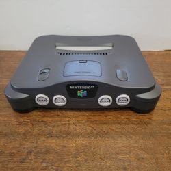 N64 console w/controller and game