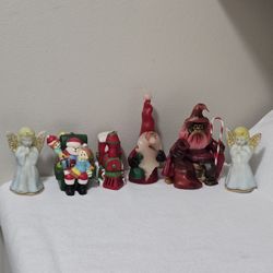 Lot of 6 vintage Gurley Christmas Candles