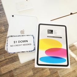 Apple IPad 10th Gen Tablet - 90 DAY WARRANTY - $1 DOWN - NO CREDIT NEEDED 