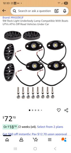 Rock Lights Underbody Lamps Compatible 