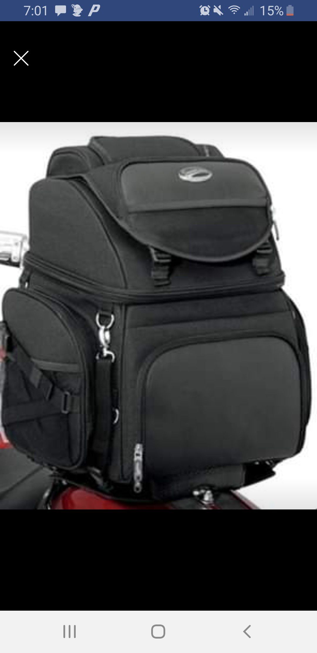 Saddlemen 3400 backseat bar bag
