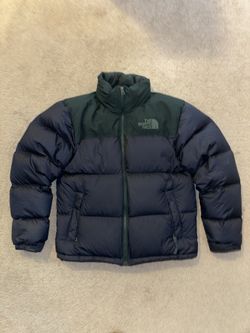 The North Face Nuptse Men’s Puffer Down Jacket Navy/Green Small