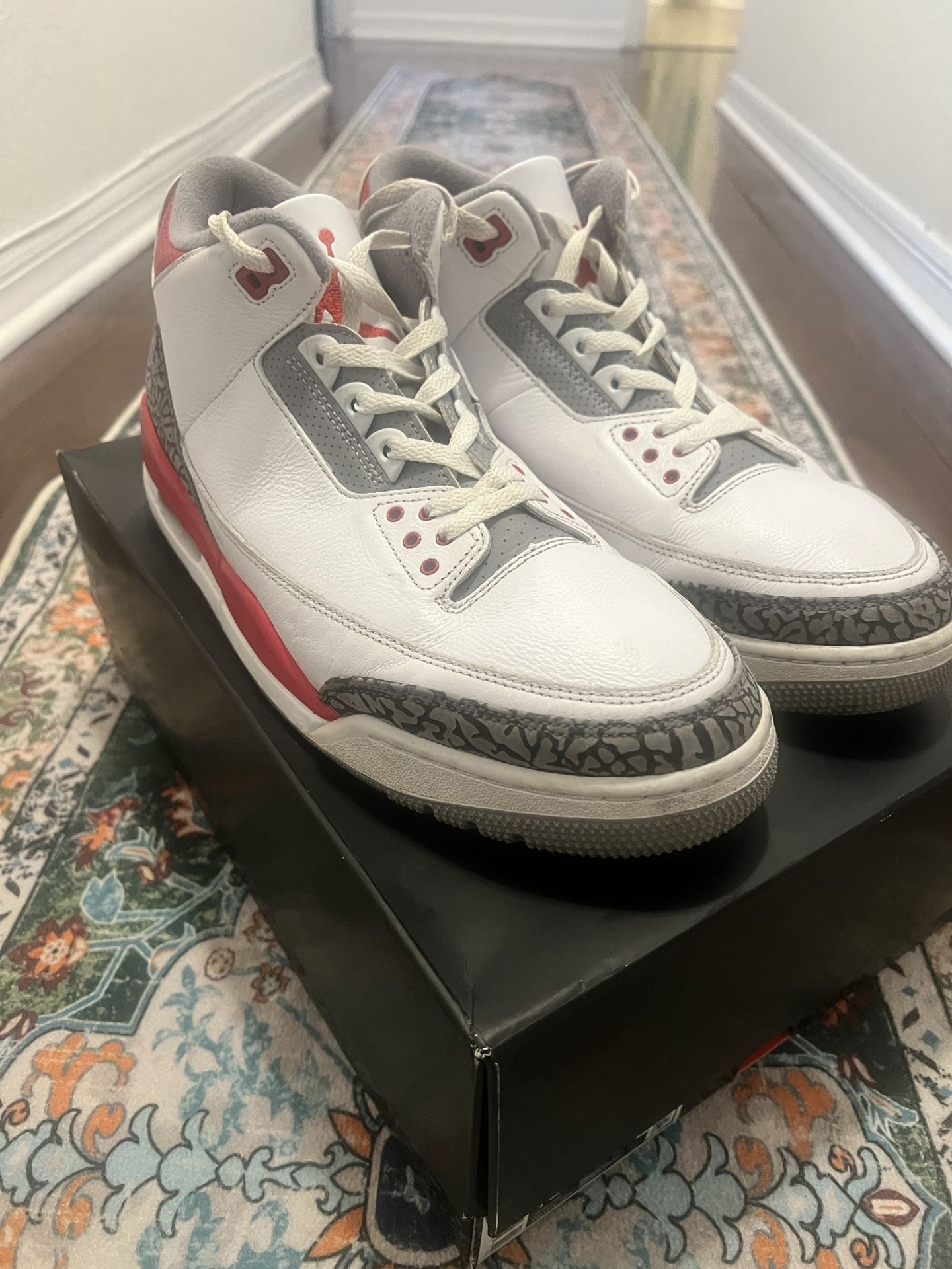 Jordan 3 Fire Red Size 13