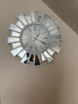 Westminster London Sunburst Mirror Wall Clock