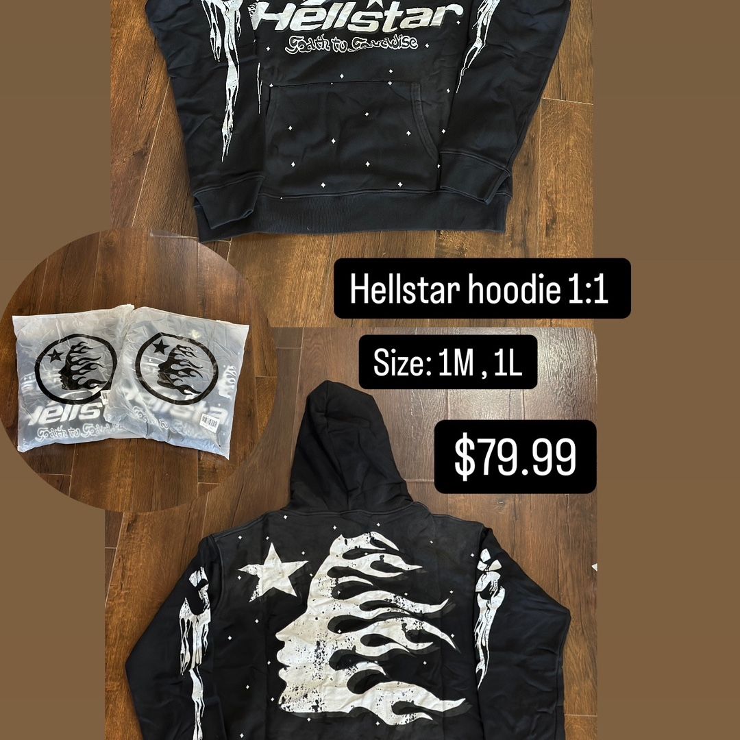 Hellstarパーカー Buy Hellstar Airbrushed Skull Hoodie 'Black' - 9357