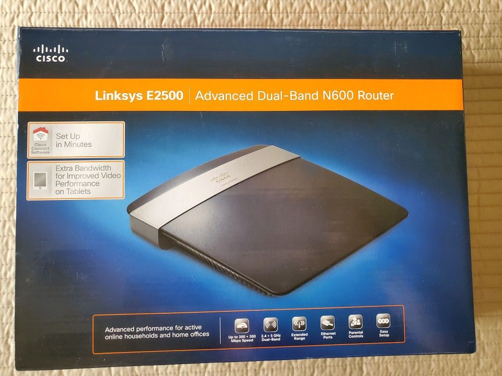 Linksys E2500 Advanced Dual-Band N600 Router