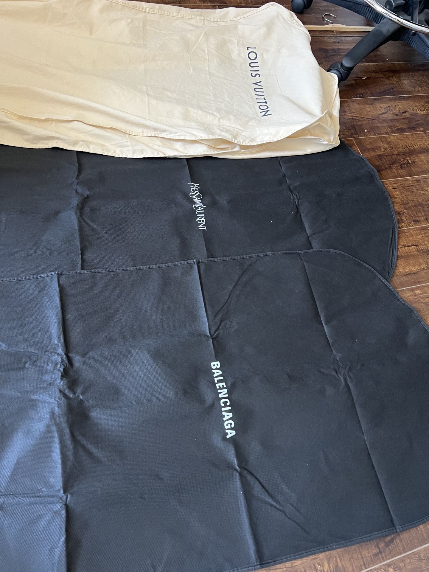 Balenciaga YSL & Louis Vuitton Garment Bags / Dust Bag