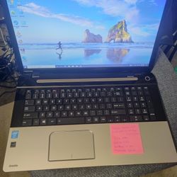 Toshiba Satellite L75-B 17.3" Intel Core i5 4th (contact info removed), 8gb Ram, 256gb SSD, Windows 10, Office . comes with Charger.