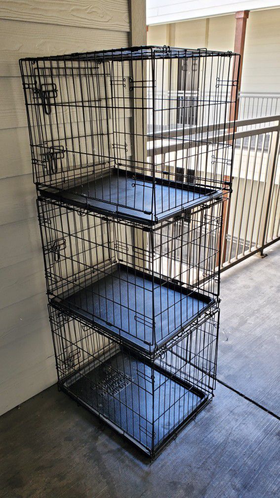 3 Cages For Pets 