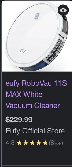 Eufy Robovac 11s With Remote