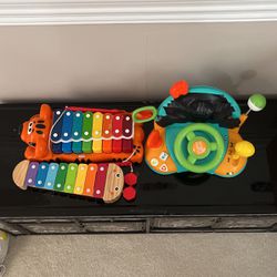 Kids Toys - Xylophone And Turn-and-Learning Driving