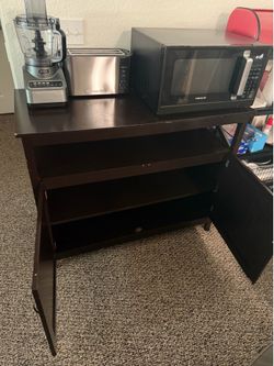 Wood cabinets for microwave and more 45”x35”