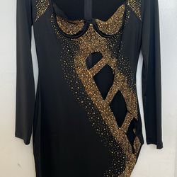 Dress Black and Gold Size 2xl 30$ 