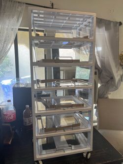 6 Tier cart with wheels