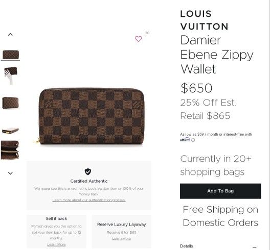 Louis Vuitton Wallet